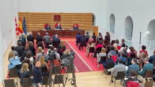 Imagen general del acto en el Palacio de Justicia de Burgos